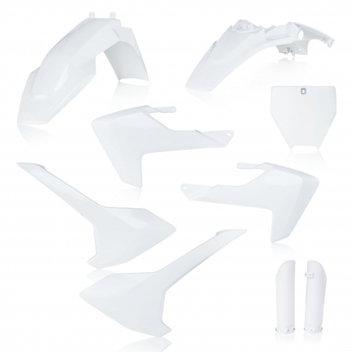 KIT PLÁSTICOS COMPLETO ACERBIS HUSQVARNA TC 65 2017 - 2021 - BRANCO